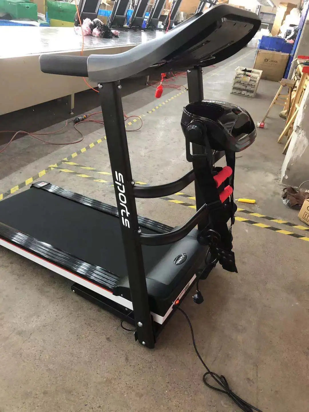 🏃‍♂️ Heart Rate Motorised Treadmill | Foldable Indoor Fitness Equipment