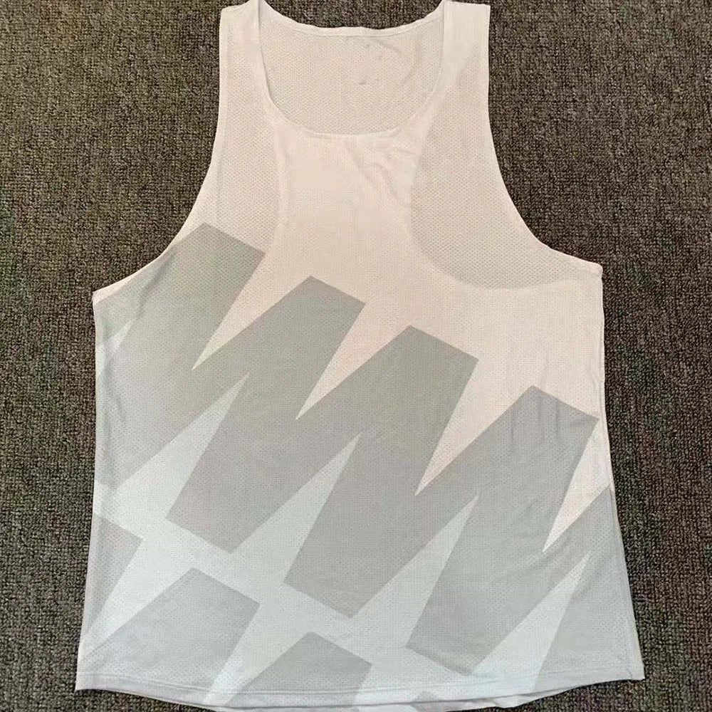 Men's Athletic Running Tank Top Ultra Lightweight Marathon Singlet Y-Back Shirts Dry Fit Workout Sleeveless T-Shirt Tank Tops