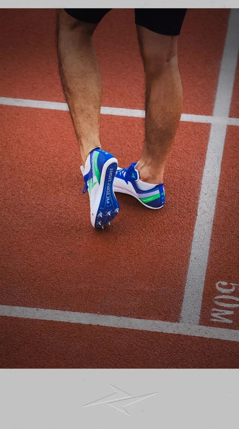 Victory Light Platform Carbon Plate Sprint Spikes | 6-Spike Track & Field Shoes for Mid & Long Distance, Long Jump