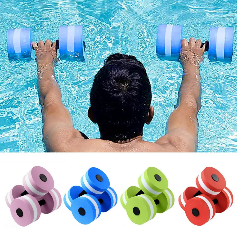 💧 2pcs Water Dumbbells - EVA Foam Floating Exercise Weights for Aqua Fitness 💧