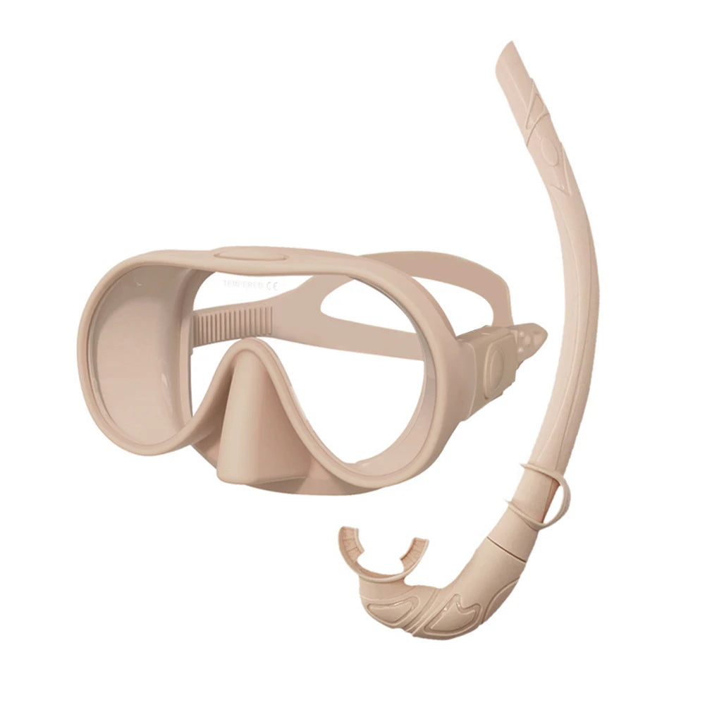 180° Full Face Diving Mask with Anti-Fog Snorkel Tube