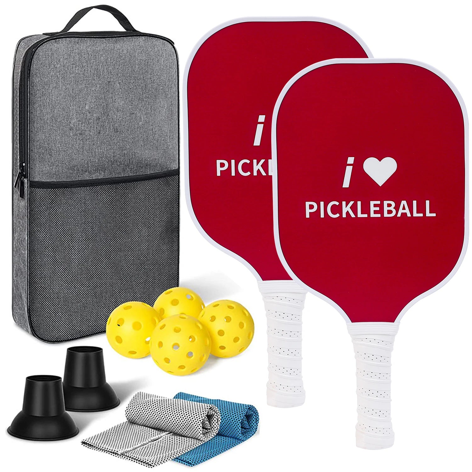 Pickleball Paddles Set - Premium Racket Set with Balls for Ultimate Pickleball Experience