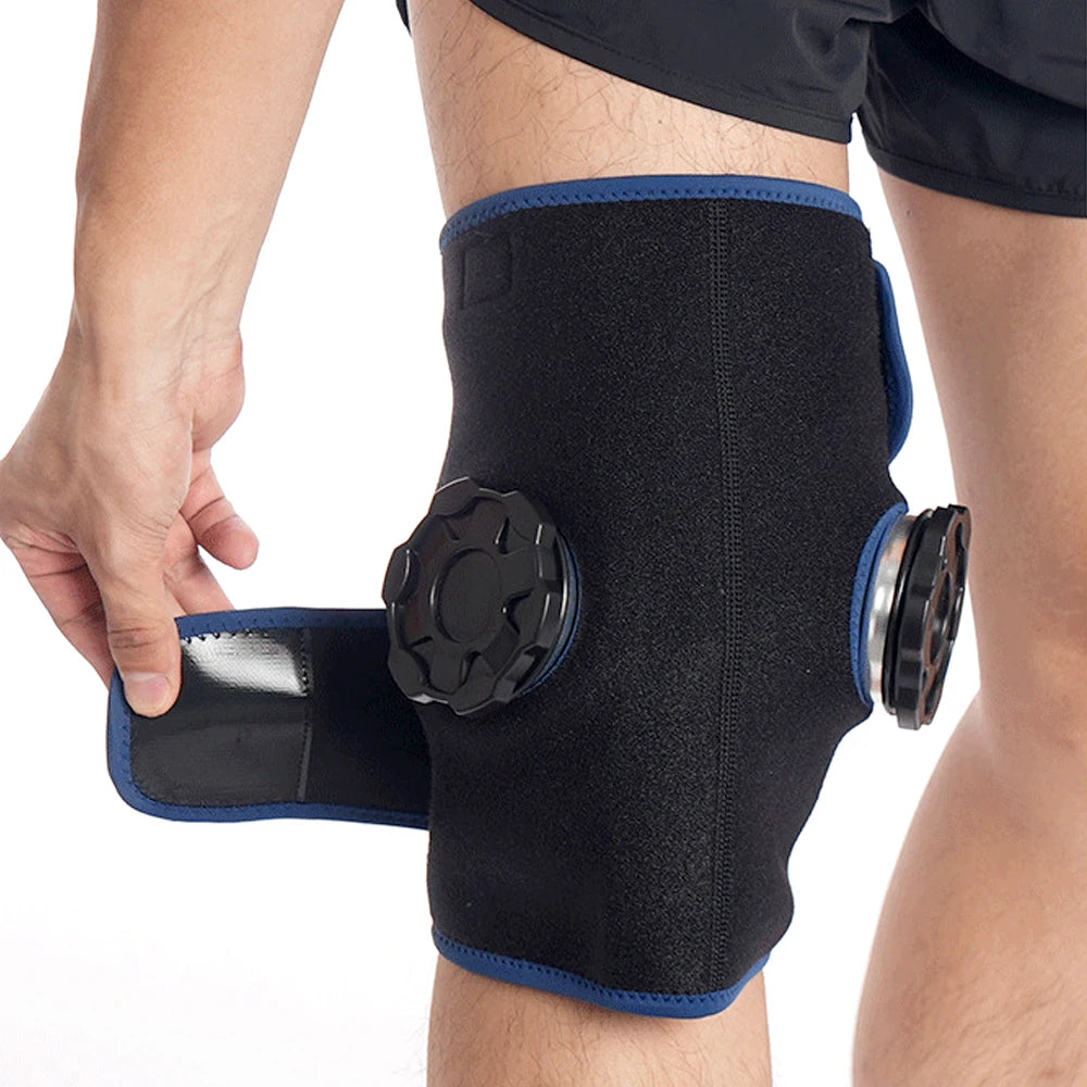 ❄️ Knee Ice Pack Wrap – Hot & Cold Therapy | Reusable Compression for Meniscus Tear, Injury Recovery & Bursitis Pain 🌟