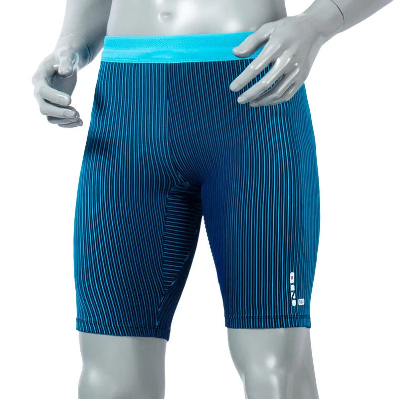 🏃‍♂️ Stripes Man Marathon Leggings | Quick-Drying Sports Mesh Shorts