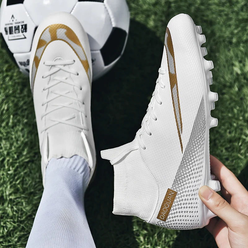 ⚽ Men's High-Cut Football Boots: Unleash Your Game with Assassin Chuteira TF/AG! 👟