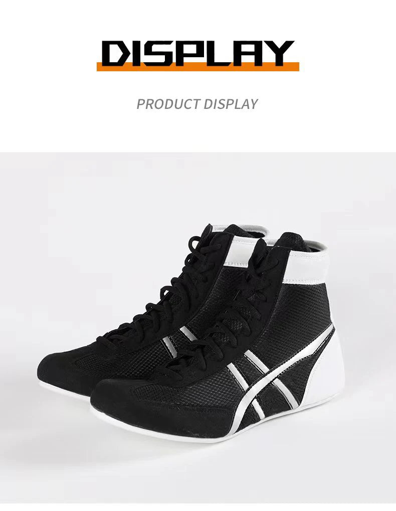 👟 Professional Unisex Boxing Shoes | Breathable & Wear-Resistant Non-Slip Wrestling Footwear | Fighting Sneakers for Gym Training