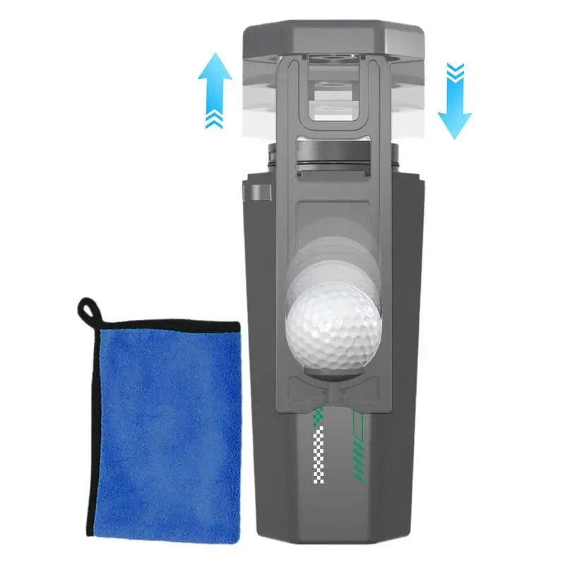 Portable Golf Ball Washer & Towel | Multipurpose Golf Ball & Club Cleaner | Essential Golf Accessory