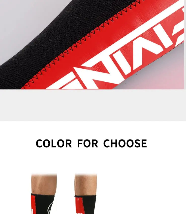 🥋 FIVING - 1 Pair MMA Boxing Shin Guards & Ankle Support | Men & Women Kickboxing, Karate, Sanda, Muay Thai Protectors