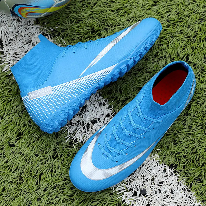 ⚽ Men's Quality Football Boots - Assassin Chuteira Campo TF/AG High Cut Soccer Shoes ⚽