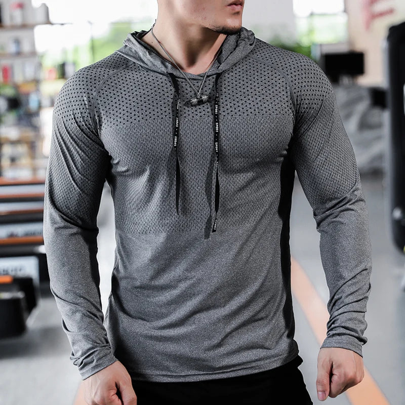 💪 Men's Fitness Tracksuit | Running Sport Hoodie & Joggers | Gym & Outdoor Workout Set