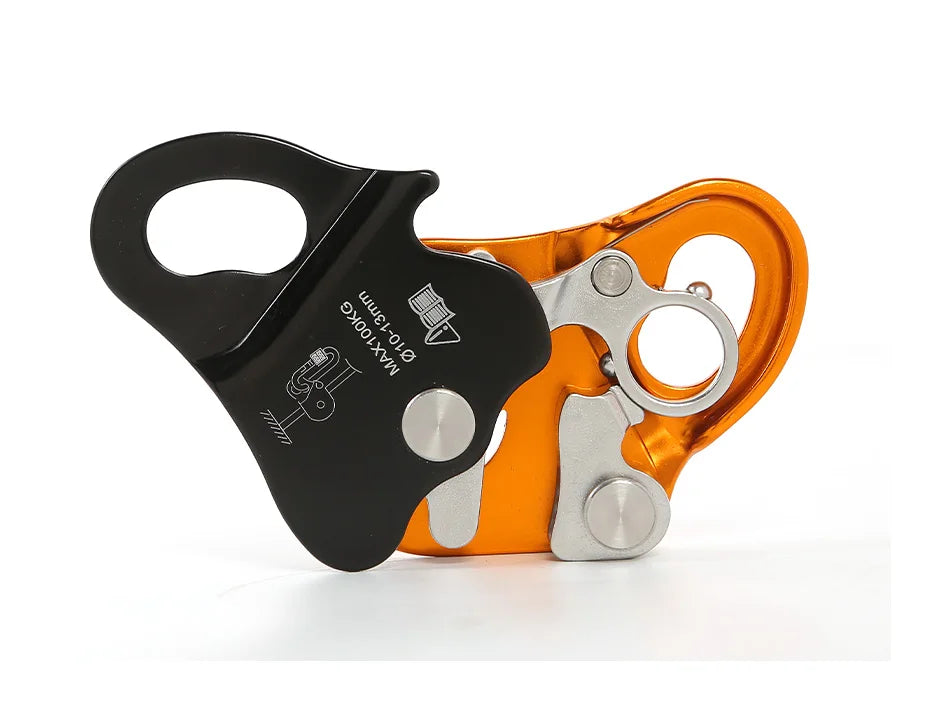 🧗‍♂️ Rock Climbing Ascending & Descending Safety Equipment | Removable Rope Gripper with Automatic Lock | Anti-Fall Protective Gear