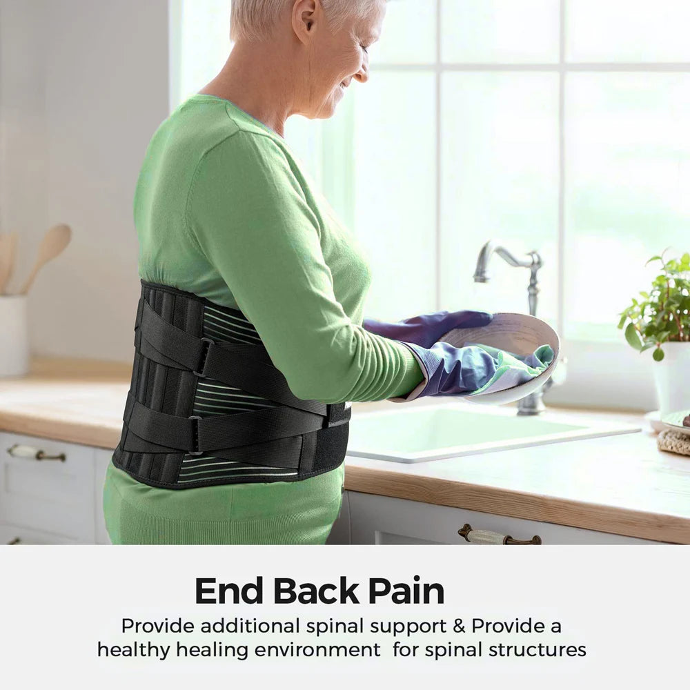 🌟 Hot Sale! Back Braces Waist Belt for Men & Women | Lower Back Pain Relief