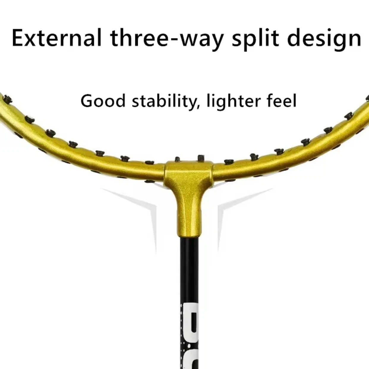 Durable Alloy Badminton Racket for Control Play 65.5cm