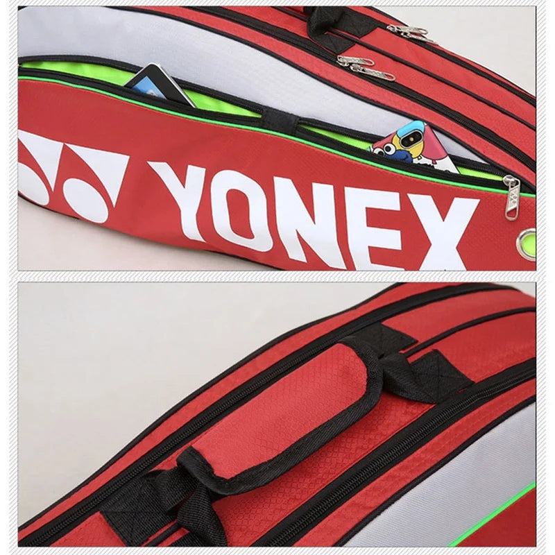 🎾 YONEX Original Badminton Bag | Max for 3 Rackets with Shoes Compartment | Sports Bag for Men & Women