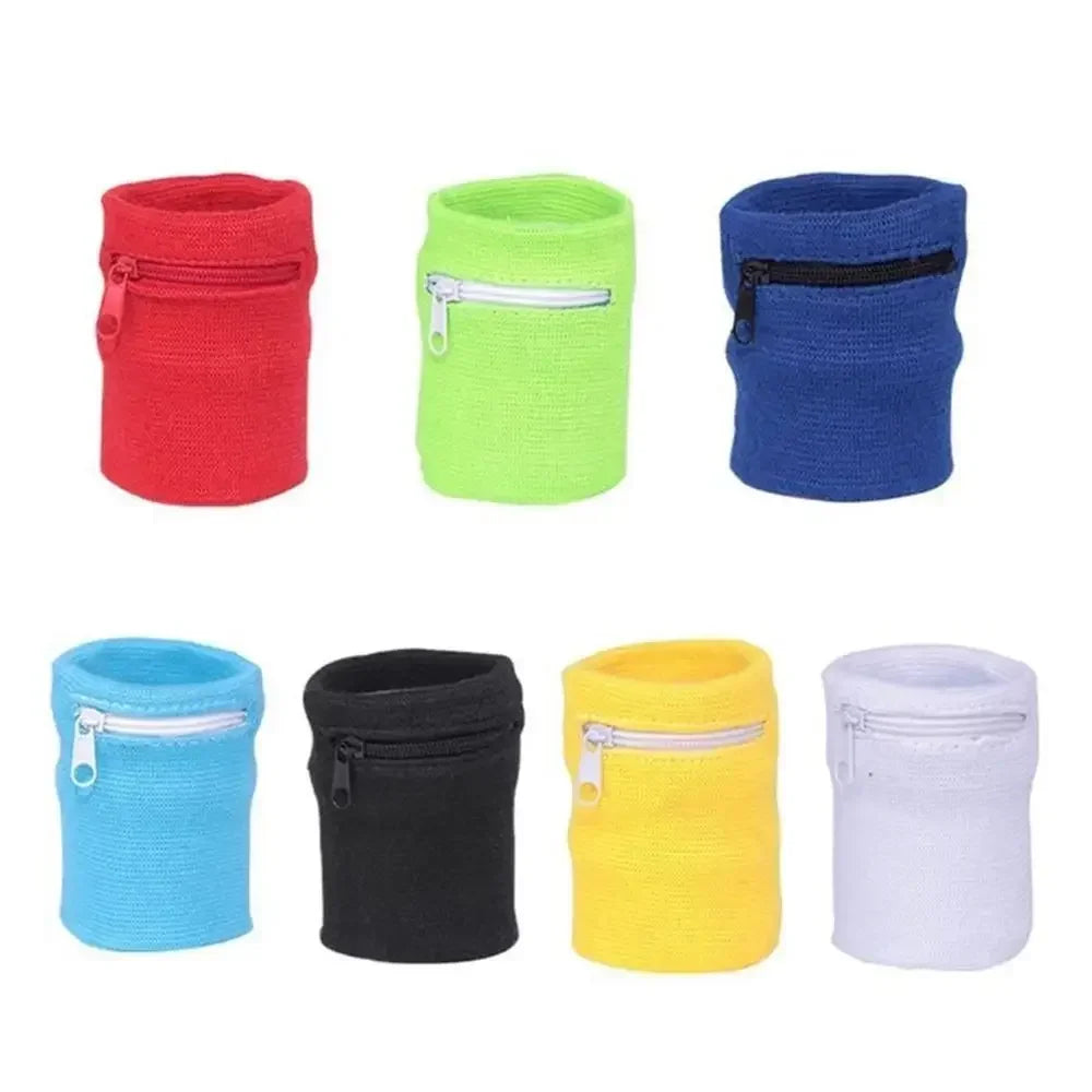 Unisex Zipper Wrist Wallet Pouch – Sports Arm Band Bag for MP3, Keys, Cards & More