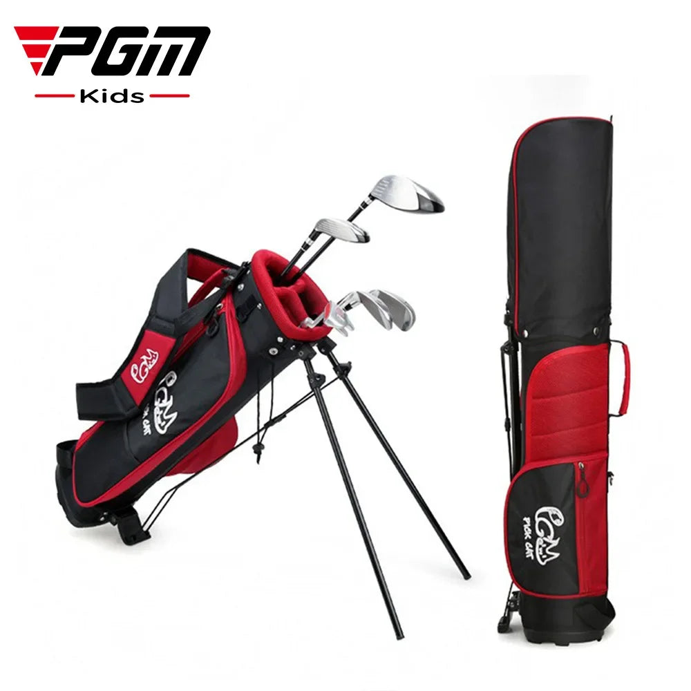 PGM Kids Golf Club Set (3-12 Years) | Complete Beginner's Kit with Wood, Iron, Putter & Bag