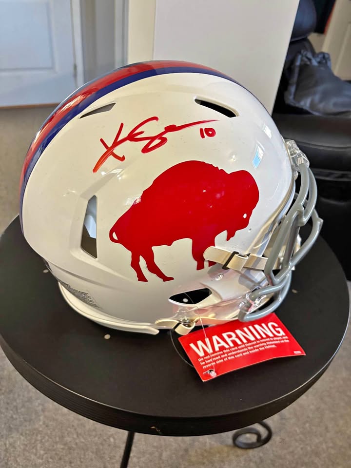 Buffalo Bills Helmet Autographed by Khalil Shakir