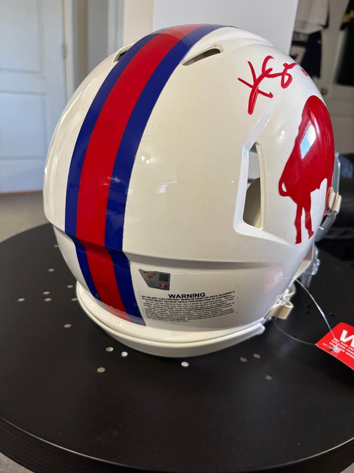 Buffalo Bills Helmet Autographed by Khalil Shakir