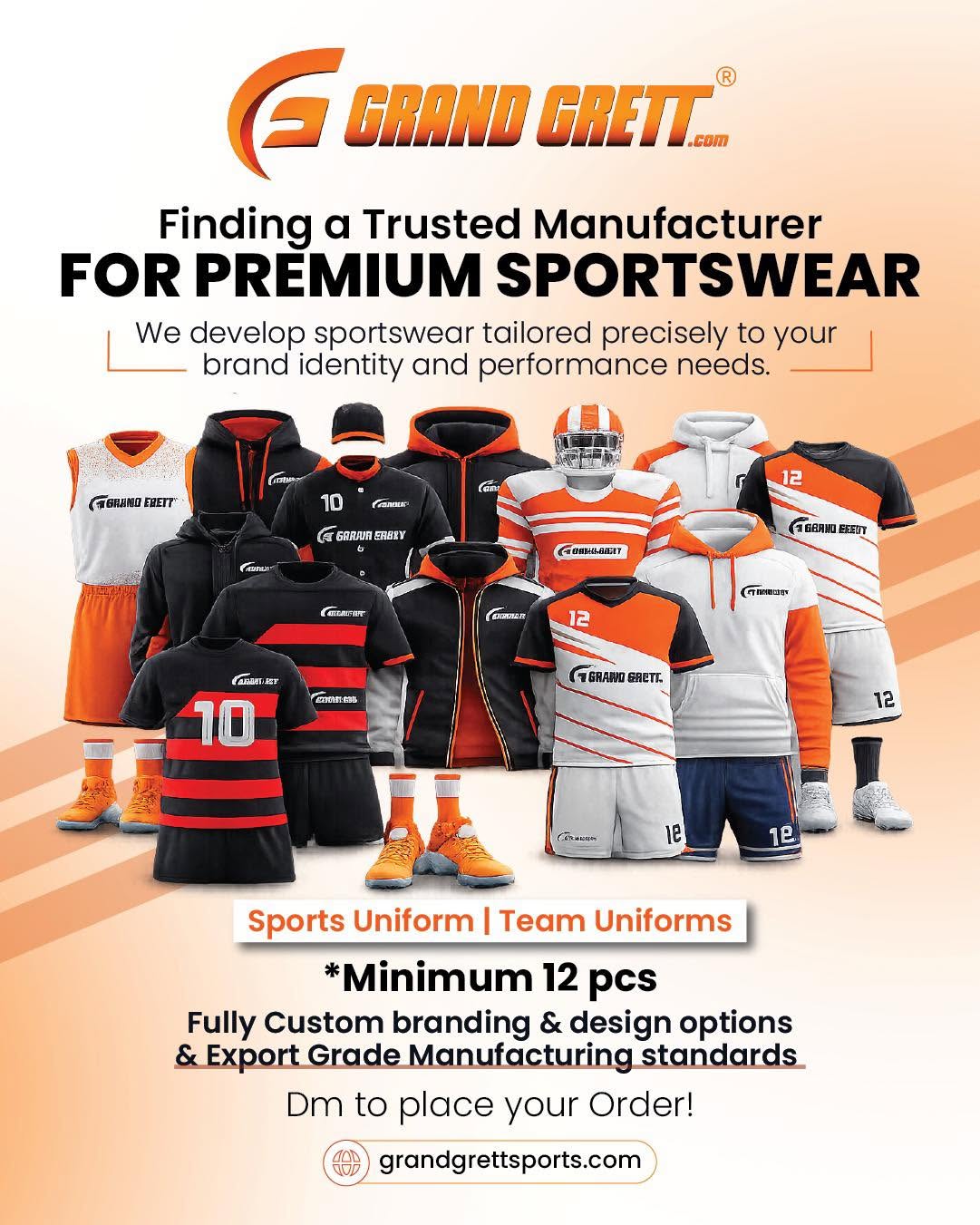 Grand Grett Sports — Custom Sportswear & Team Uniforms